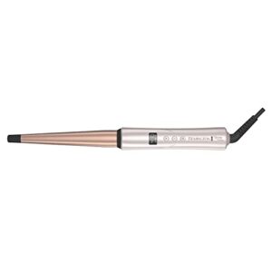 REMINGTON Shine Therapy Argan Oil & Keratin Infused ½-1 Inch Tapered Curling Wand for Natural Curls, Includes Heat Glove