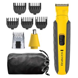 remington virtually indestructible all-in-one grooming kit, yellow, pg6855