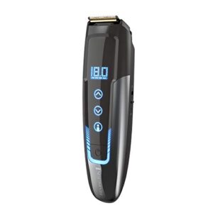 remington mb4700 smart beard trimmer with memory settings and digital touch screen, rechargeable for cordless use