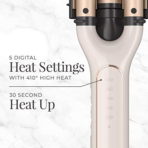 Remington 4-in-1 Adjustable Waver With Pure Precision Technology, Deep Waver for Multiple Styles