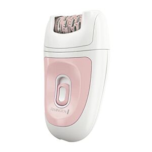 remington smooth & silky total coverage epilator, electric tweezing system, pink, ep7010e