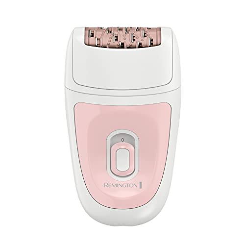 Remington Smooth & Silky Total Coverage Epilator, Electric Tweezing System, Pink, EP7010E