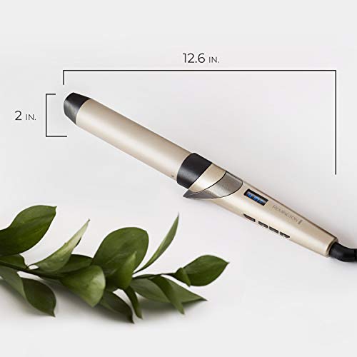 Remington Pro 1¼” Ceramic Clipless Curling Wand with Color Care Heat Control Sensing Technology, CI8A931