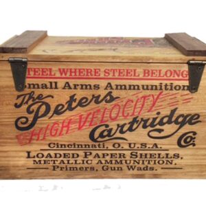 REMINGTON PETERS WOODEN AMMO BOX