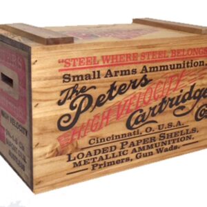 REMINGTON PETERS WOODEN AMMO BOX