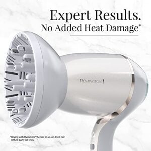 Remington PROLUXE HydraCare Dryer, Pearl White/Gray