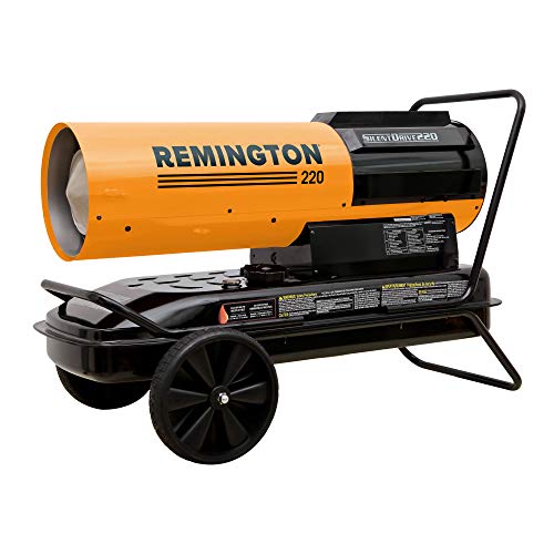 Remington REM-220T-SDR-B SilentDrive Kerosene Forced Air Heater—220,000 BTU