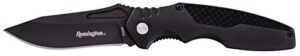 remington cutlery r30002 tactical series liner lock titanium coating folding knife with pocket clip, black