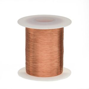 remington industries 44snsp.125 magnet wire, enameled copper wire wound, 44 awg, 2 oz, 9975′ length, 0.0022″ diameter, natural