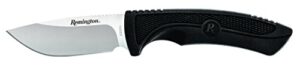 remington r10002 sportsman, fixed blade knife with sheath, 7.45″ long
