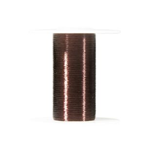 remington industries 42pep.125 magnet wire, plain enamel copper wire wound, 42 awg, 2 oz, 6414′ length, 0.0027″ diameter, brown