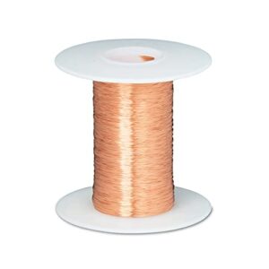 remington industries 41snsp.125 magnet wire, enameled copper wire wound, 41 awg, 2 oz, 5090′ length, 0.0030″ diameter, red