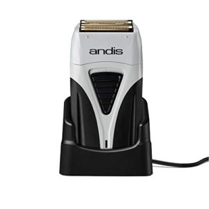 Andis Profoil Lithium Plus Titanium Foil Shaver 17200, Black/Gray, 1 Count