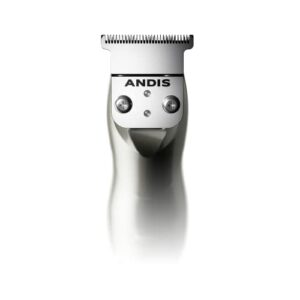Andis 32810 Slimline Pro Cord/Cordless Beard Trimmer, Lithium Ion T-Blade Trimmer, Close Cutting T-Blade Zero Gapped, Chrome