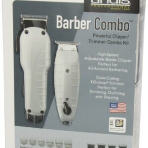 Andis 66325 Barber Combo-Powerful Clipper/Trimmer Comber Kit