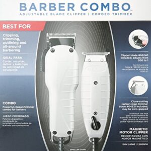 Andis 66325 Barber Combo-Powerful Clipper/Trimmer Comber Kit