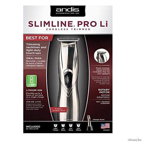 Andis Professional Slimline Cord/Cordless Trimmer - 6000SPM (Slimline Ion)