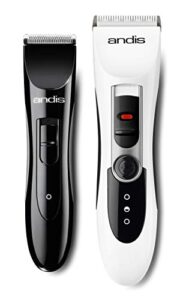 andis 24610 select cut combo home haircutting kit, 13pc, white/black