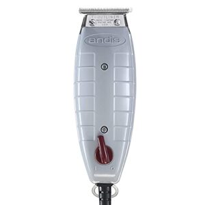 Andis Professional T-Outliner Beard/Hair Trimmer with T-Blade, Gray, Model GTO (04710) with a BeauWis Blade Brush