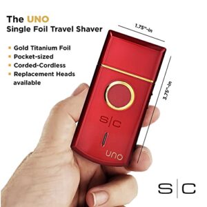 StyleCraft Uno Single Foil Shaver Red