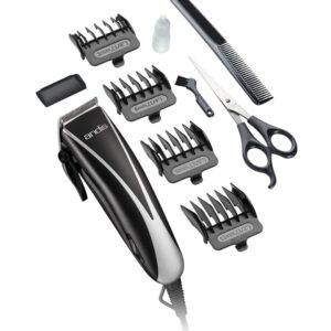 Andis Ultra Clip Adjustable Blade 10-Piece Home Haircut Kit, Black