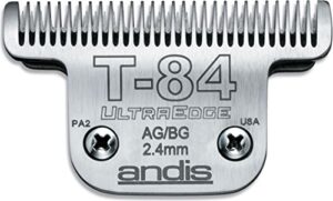 andis company equine ultraedge extra wide blade silver t-84 ag/bg