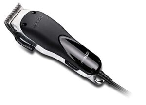 andis 69100 proalloy adjustable blade clipper, whisper quiet performance, extreme temperature reduction, black/chrome