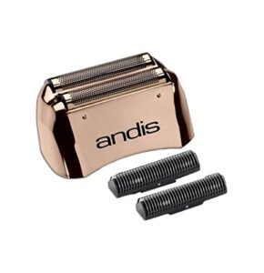 andis 17230 profoil copper lithium titanium foil assembly & inner cutters, gold