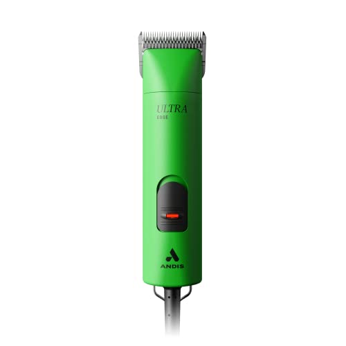 Andis 24715 UltraEdge Super 2-Speed Detachable Blade Clipper, Professional Animal/Dog Grooming, Spring Green, AGC2