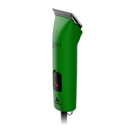 Andis 24715 UltraEdge Super 2-Speed Detachable Blade Clipper, Professional Animal/Dog Grooming, Spring Green, AGC2