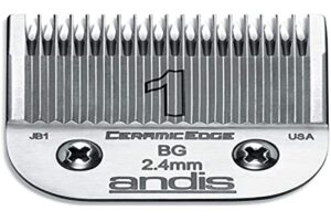 andis 64465 ceramicedge carbon-infused detachable clipper blade, size 1, 3/32-inch cut length