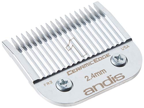 Andis 64465 CeramicEdge Carbon-Infused Detachable Clipper Blade, Size 1, 3/32-Inch Cut Length