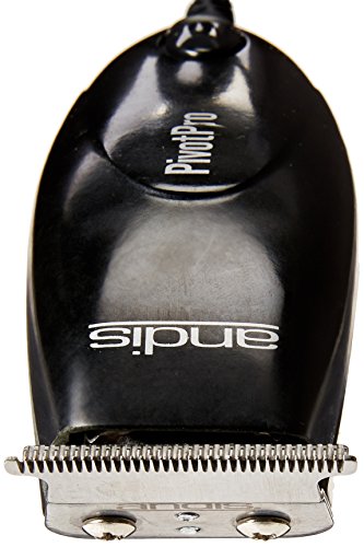 Andis 23475 Professional PivotPro Beard & Hair Trimmer with Carbon Steel T-Blade – Black, Pack of 1