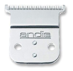 andis carbon stainless-steel deep-tooth replacement t-blade – for model d-8, slim-line pro-li cord/cordless trimmer – close & sharp cutting, zero-gapped, dependable & long-life blade – silver