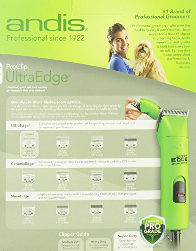 Andis ProClip AGC Super 2-Speed Plus Detachable Blade Clipper - Spring Green,dogs, house-cats