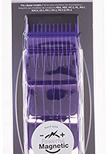 Andis Nano-silver Magnetic Attachment 5 Combs, Small Sizes, 6", 8", 4", 3/8", 2"