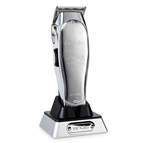 Andis Professional Master Cordless Lithium-Ion Clipper (12470) - Bundled with BeauWis Blade Brush