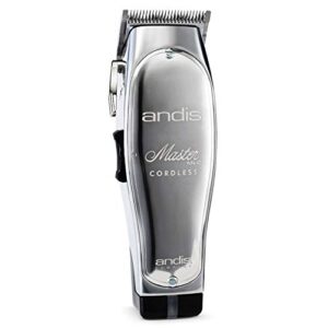 Andis Professional Master Cordless Lithium-Ion Clipper (12470) - Bundled with BeauWis Blade Brush