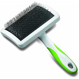 andis pet large firm slicker brush (65710), black