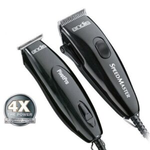 andis combo lightweight t-blade men’s hair clippers and hair trimmer with 12 attachment combs,bonus free oldspice body spray included