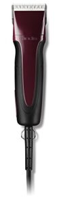 andis excel pro-animal 5-speed detachable blade clipper kit – professional pet grooming, burgundy, smc (65360)