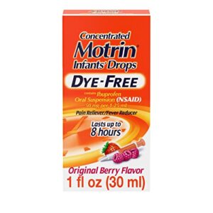 motrin infants concentrated liquid medicine drops with ibuprofen, berry, 1 fl. oz