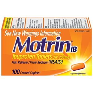 motrin ib ibuprofen usp, 200 mg, 100 count
