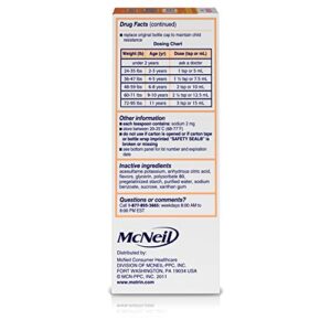 Children's Motrin Oral Suspension Medicine for Kids, 100mg Ibuprofen, Berry Flavored, 4 fl. oz