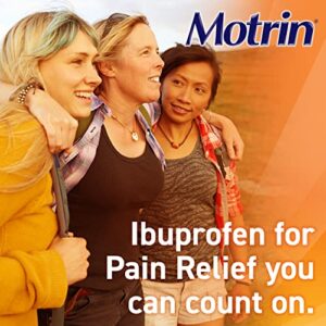 Motrin IB, Ibuprofen 200mg Tablets, Pain Reliever & Fever Reducer for Muscular Aches, Headache, Backache, Menstrual Cramps & Minor Arthritis Pain, NSAID, 100 Ct