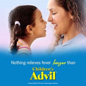 Children's Advil Pain Reliever and Fever Reducer, Dye Free Children's Ibuprofen for Pain Relief, Liquid Ibuprofen for Children, White Grape - 4 Fl Oz (Pack of 3)