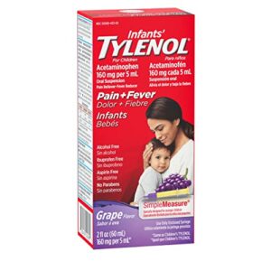 Infants' Tylenol Acetaminophen Liquid Medicine, Grape, 2 fl. oz