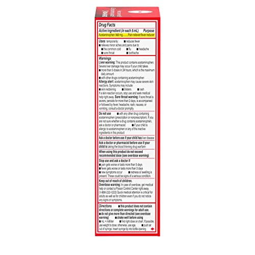 Infants' Tylenol Acetaminophen Liquid Medicine, Grape, 2 fl. oz