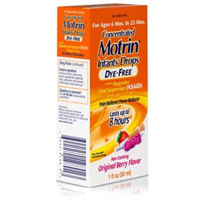 Infants' Motrin Concentrated Liquid Medicine Drops with Ibuprofen, Berry, 1 fl. oz