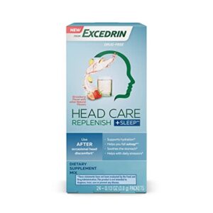 Head Care Replenish Plus Sleep From Excedrin Dietary Supplement for Head Health Support - 24 Packets